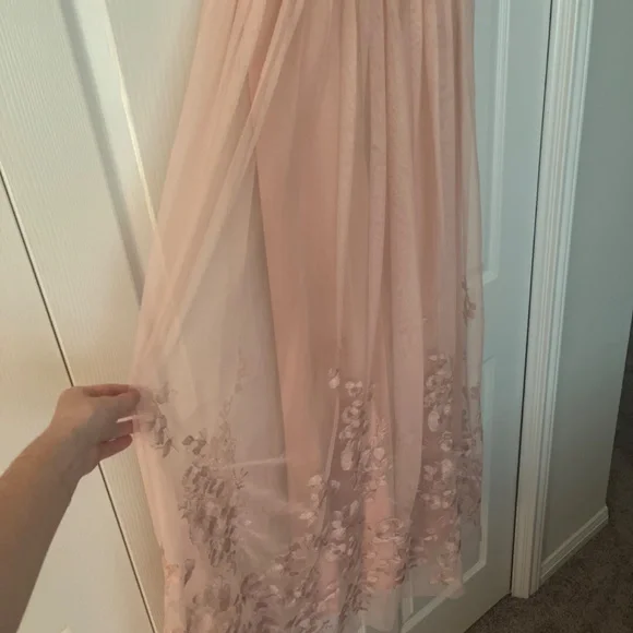 Jessica Howard Jeweled Gown, soft Pink - Picture 3 of 6